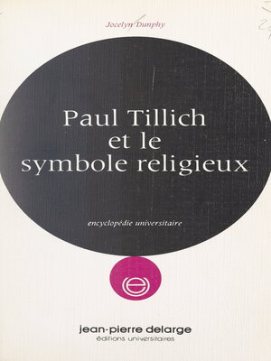 cover image of Paul Tillich et le symbole religieux